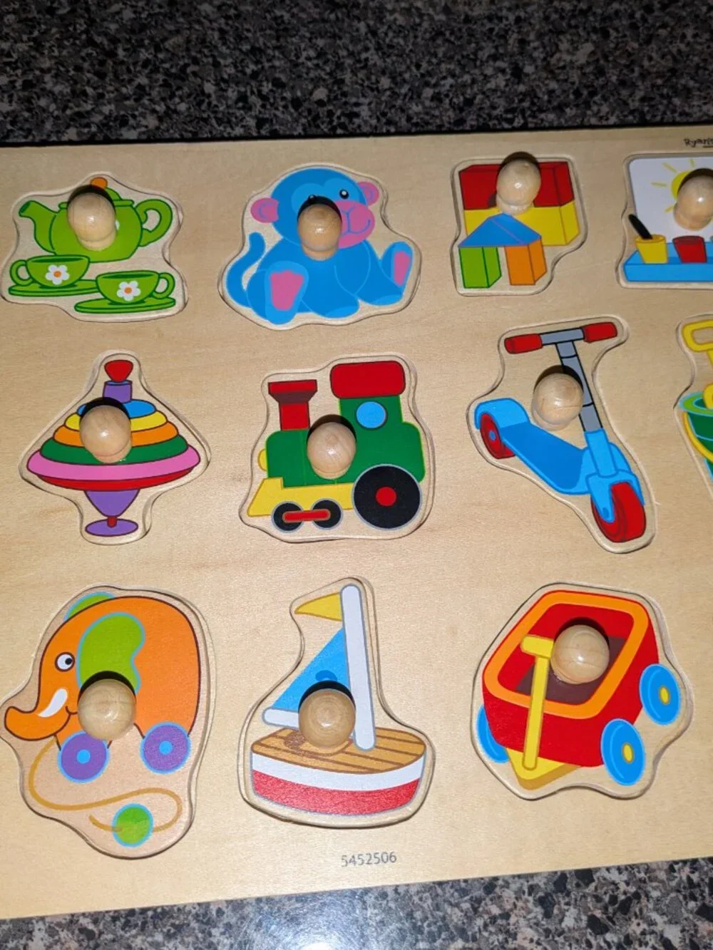 Two Wooden Peg Puzzles Small World Toys Ryan's Room Preschool